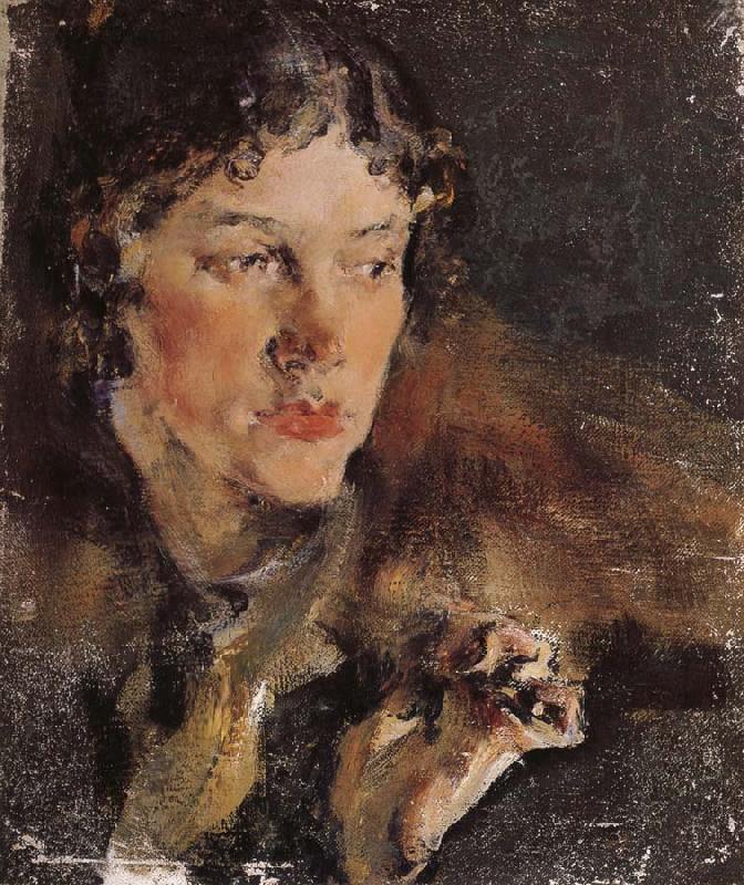 Nikolay Fechin Portrait of Artist-s Wife